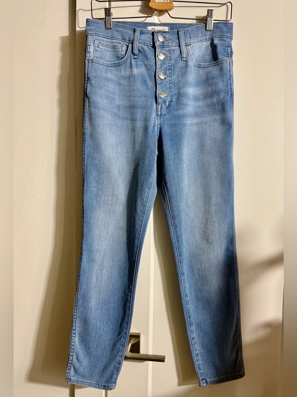 Madewell EUC High-rise Roadtripper Jeggings in Super Stretch Buttonfly